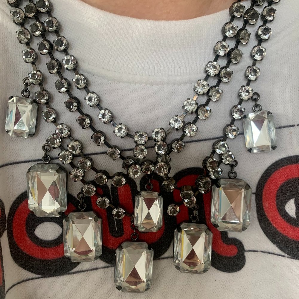 Costume Jewelry Bib Necklace